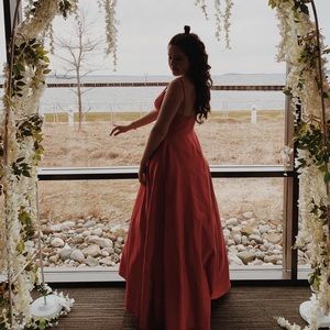 Red prom dress